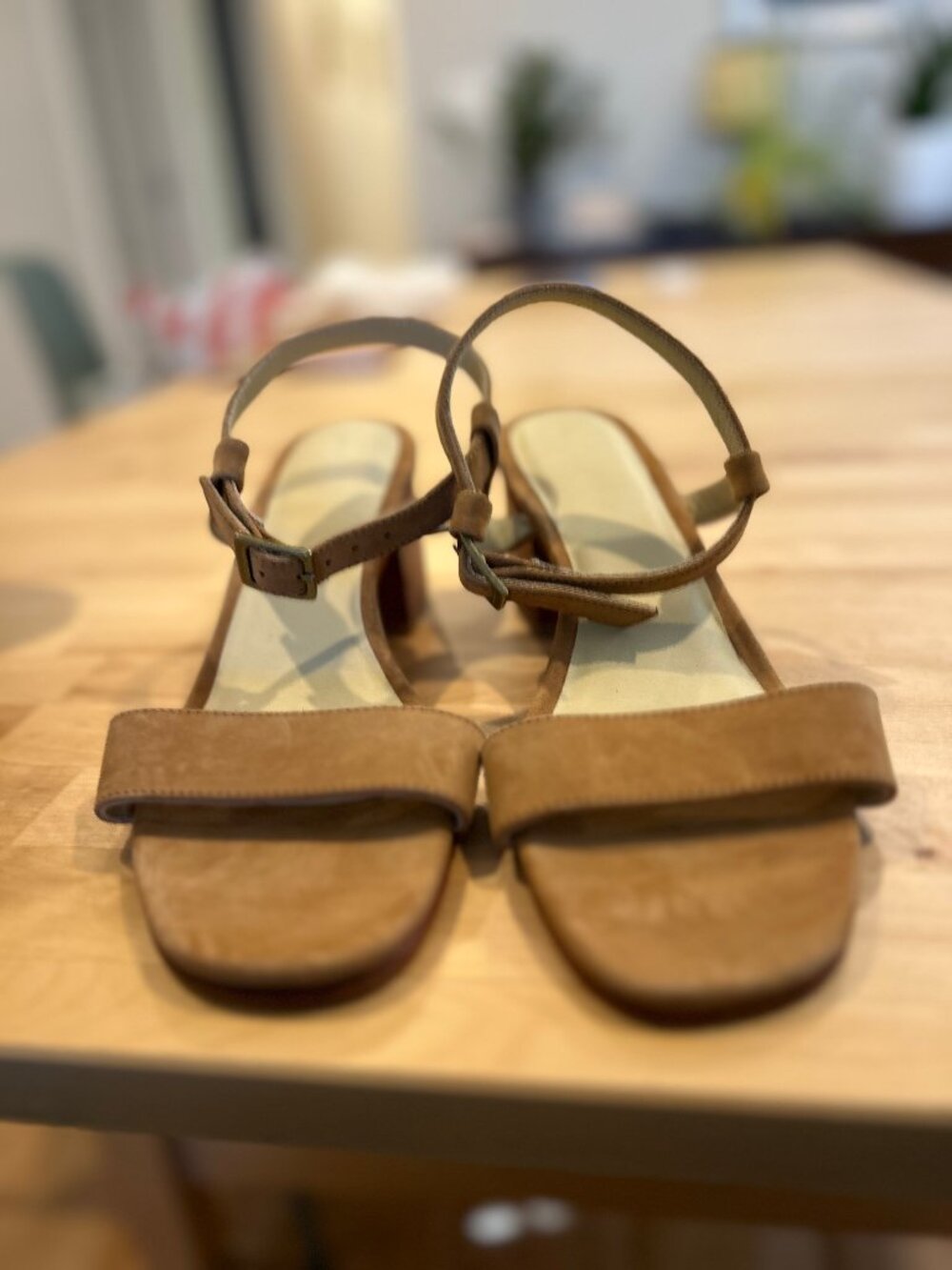Nisolo Light Brown Strappy Sandlas